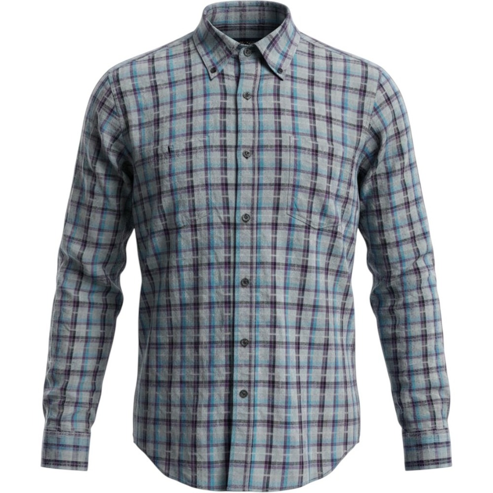 Classic Cody James Plaid Button Down Shirt Mens Medium Blue Long Sleeve Stretch